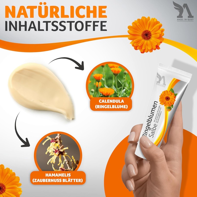 Marigold Ointment | High Percentage Calendula Extract | Nourishes &