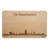 Bread Board London Skyline | Beech Breakfast Board | Wooden