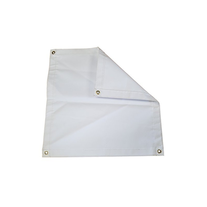 10 Ft. x 12 Ft. White Vinyl Tarp - 10