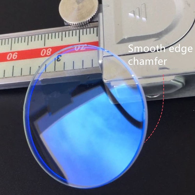 2023 1.2MM Thick Watch Glass CrystalBlue AR Coating Double Dome
