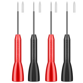 4 Pack 2mm Extended Needle Test Probes, 600V/10A Non-Destructive Multimeter Test Probe for Fluke Leads tl71 tl75 Needle multimeter Probes