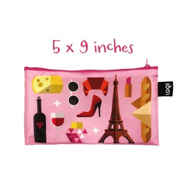 allydrew LOQI Zip Pockets (Set of 4), France, Paris, SF, NY