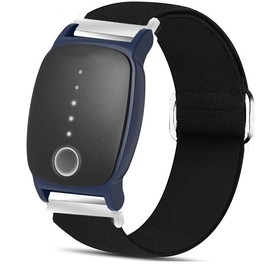 Lamshaw Compatible with EmeTerm Explore Band, Stretch Elastics Nylon Adjustable Replacement Strap Accessories Compatible for EmeTerm Explore (Black)