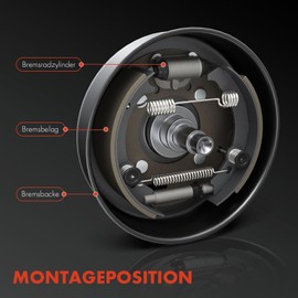 Frankberg Wheel Brake Cylinder Rear Axle Compatible with Pathfinder II R50 3.3L 1998-2000 Pick-up D21 2.4L 2.5L 1992-1998 Terrano I WD21 2.4L-3.0L 1987-1995 Replace# 4410008G 10
