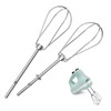 Hysgscwd 2Pcs Hand Mixer Turbo Beater Attachments W10490648, Stainless Steel