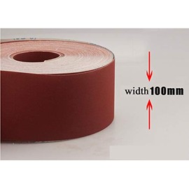 TOOLSATAR Emery Cloth, Grits Emery Cloth Roll 1 Metre 150 Grits Abrasive Flexible Cloth Sanding Paper Grinding Polishing Tools for Manual Sanding Contoured Surface & Curved Surface