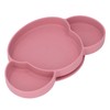 Baby Suction Plate Silicone Thick Edge Skid Resistance Cute Bear