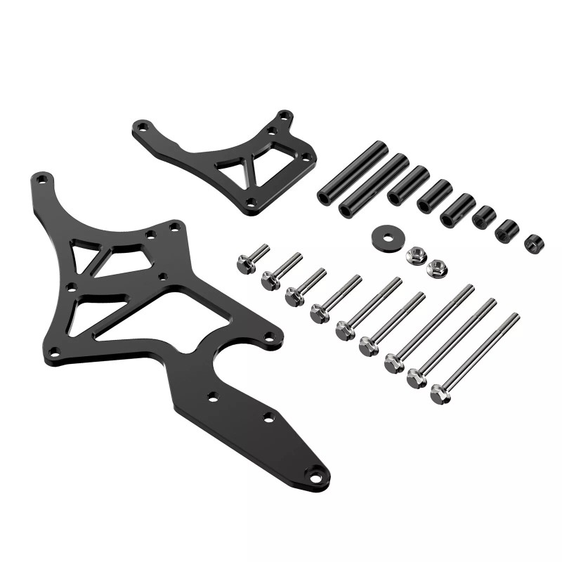 BEVINSEE LS Alternator Power Steering Pump Serpentine Bracket For Chevy