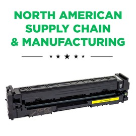 Clover Remanufactured High Yield Toner Cartridge (Reused OEM Chip) Replacement for HP 206X (W2112X) | Yellow