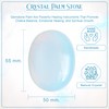 Crocon® Opalite Large Oval Palm Stone Crystal Pocket Worry Stone