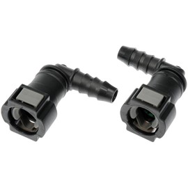 Dorman 800-172 Quick Connector 10mm Steel TO 8mm Nylon 90, 2 Pack