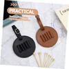 Sosoport 2pcs Tee Holder for Golfing Men's Leather Tee Carrier