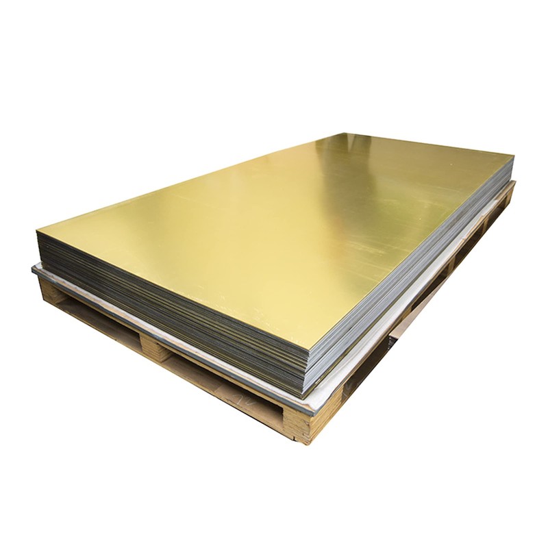 3MM Acrylic Mirror Sheet, 1/18'' Gold 12" x 12" Mirrored