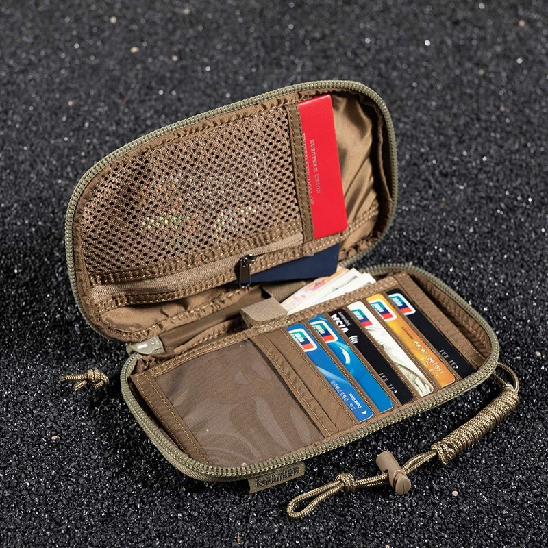 EXCELLENT ELITE SPANKER Travel Neck Wallet & Hidden Passport Holder