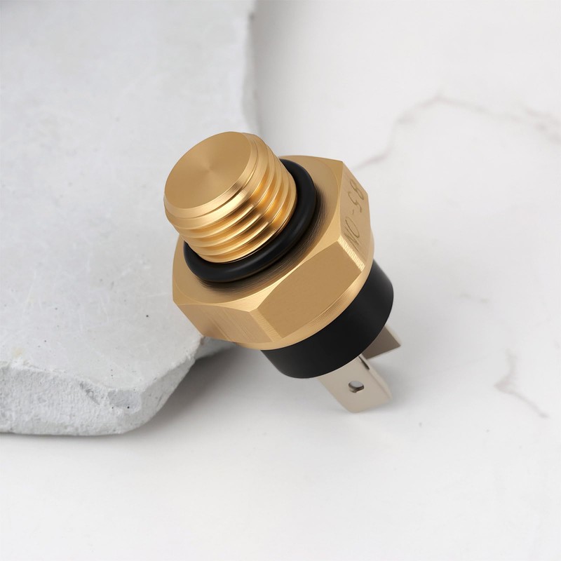 eMagTech Motorcycle 2-Pin Radiator Fan Switch Sensor M14 x 1.5