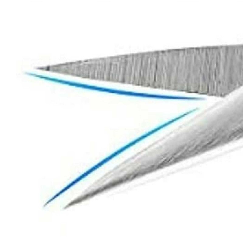Newest Eyebrow Tweezers Brow Shaping Scissors (Silver)，Eyebrow Scissors