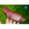 Buck Knives GENUINE LEATHER SHEATH CUSTOM HANDCRAFT FOR FIXED BLADE