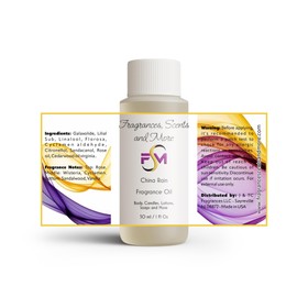 China Rain Fragrance Oil - 1 Fl Oz Plastic Bottle (30ml)