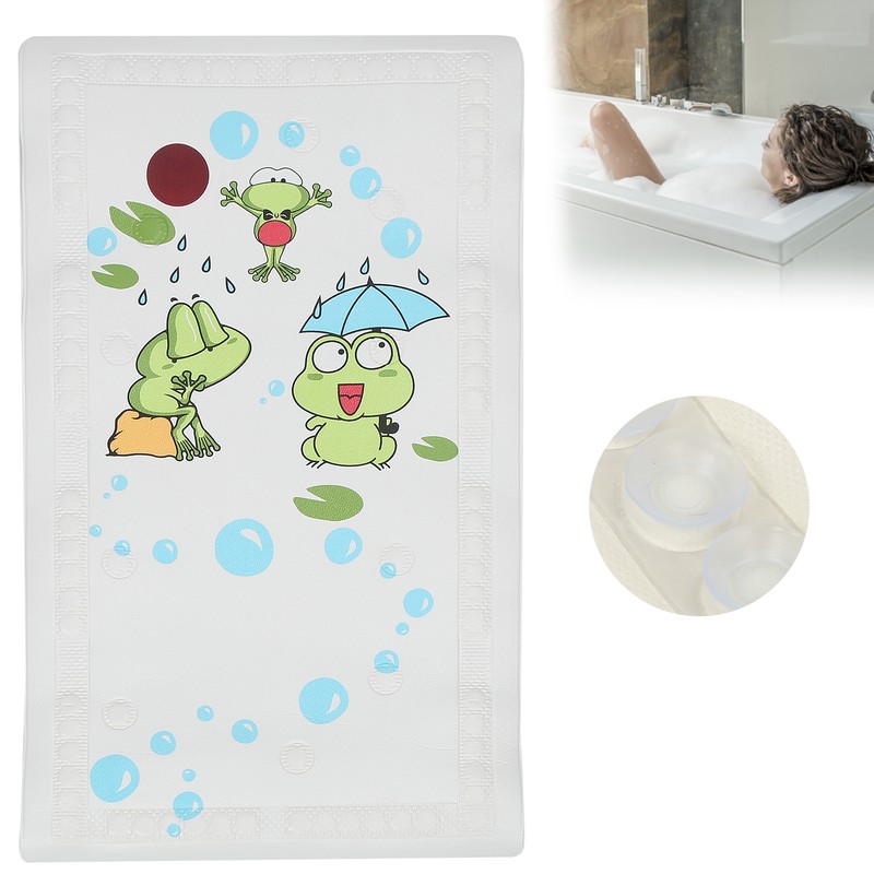 Children's Bath Mat Non Slip Cartoon Bathtub Mats Bathroom Soft