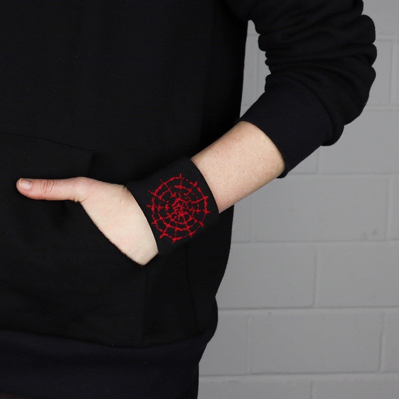Freak Scene Schweißband - Spinnennetz - rot