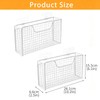 2 Pack Aluminum Foil Organizer, Foil and Plastic Wrap Organizer,