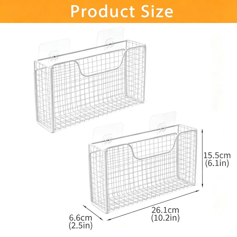 2 Pack Aluminum Foil Organizer, Foil and Plastic Wrap Organizer,