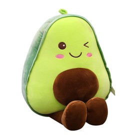 YGCHEN Avocado Plush Cushion Avocado Cuddly Toy Avocado Hug Pillow Plush Toys Children Fruit Cushion Stuffed Animals Children's Birthday Plush Cushion