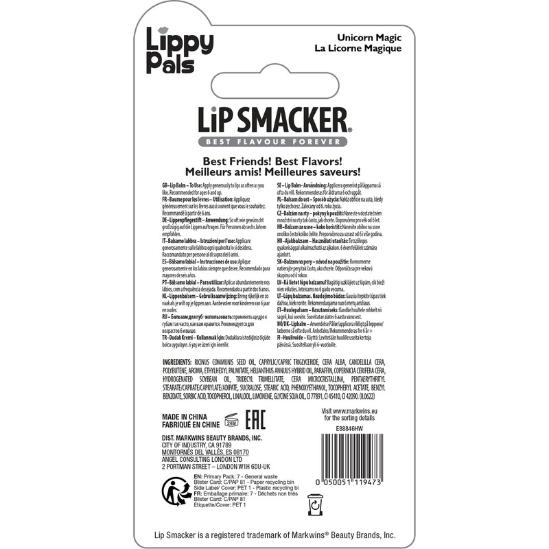 Lip Smacker - Lippy Pals Collection - Unicorn Lip Balm