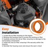 0C8127 Air Filter Compatible with Generac Guardian V-Twin 760cc 990cc