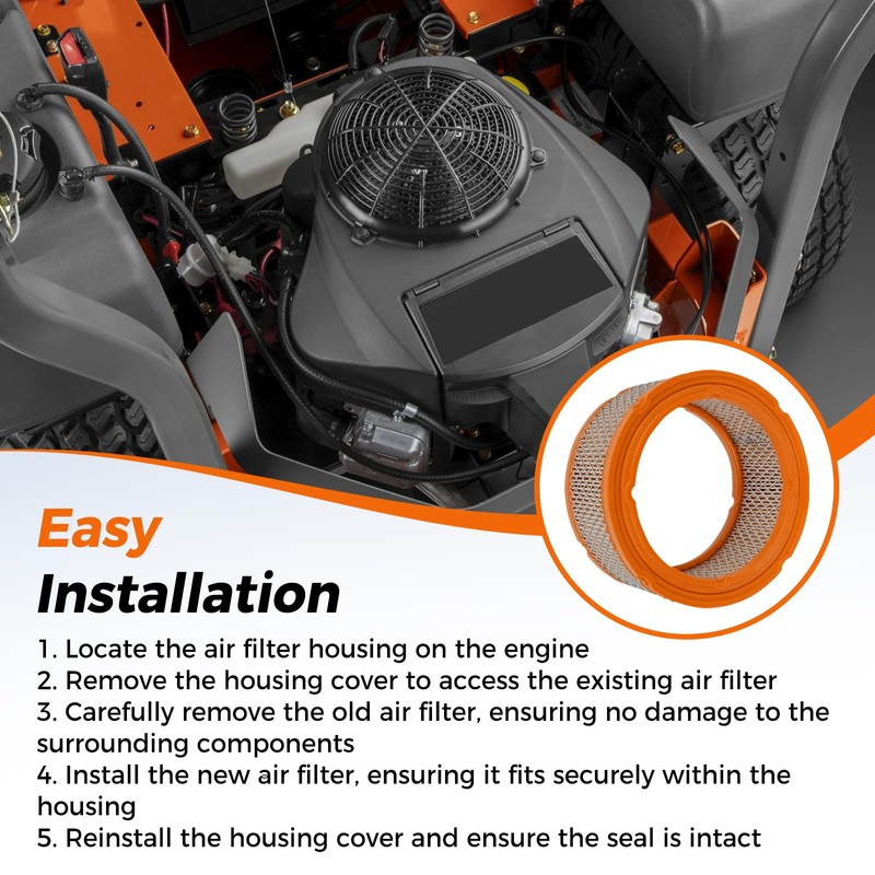 0C8127 Air Filter Compatible with Generac Guardian V-Twin 760cc 990cc