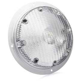 Lumitronics RV Trailer Camper 5th Wheel LED Round Surface Mount Scare Light, Mounting Gasket Included