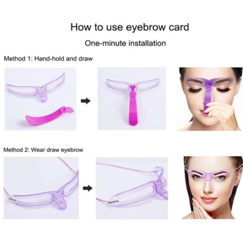 Unbranded Eyebrow Stencils/Templ
