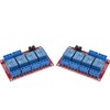 XUGERIP 2 PCS 12V 4 Channel Relay Module with Optocoupler