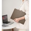 Binder A4 Clipboard Folder, Bi-Fold PU, Conference Pad Clip File,