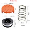 5 Pieces Strimmer Spool Fitting Replacement for Black and Decker