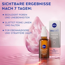 NIVEA Cellular Professional Serum Phyto R (30 ml), Vegetable Alternative to Retinol Serum, Moisturising Anti-Wrinkle Serum for a More Even Complexion