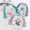 Bibs for Weaning, Pack of 4 Baby Bibs with Long