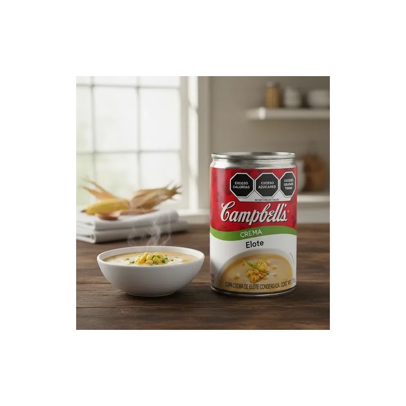 Sopa Crema Campbell's De Elote Condensada 310g