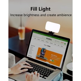 WANGCL Videokonferenz Licht mit 3 Lichtmodi Kamera Licht Schminklicht Laptop Lampe für Live Streaming Videoaufnahmen