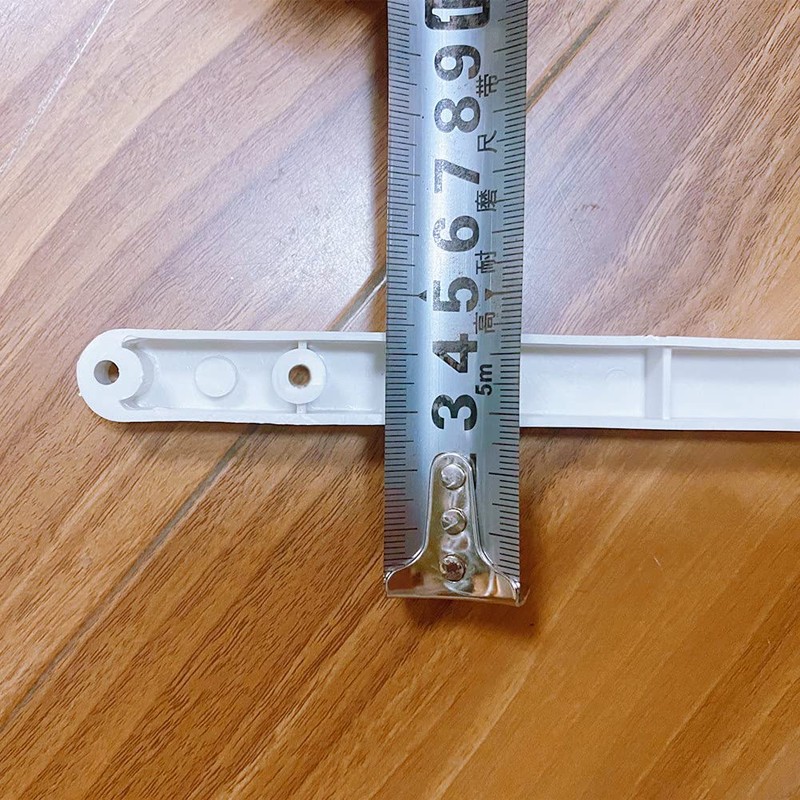 Tutoy 5 Pairs White Plastic Drawer Runners Cupboard Guide Rail