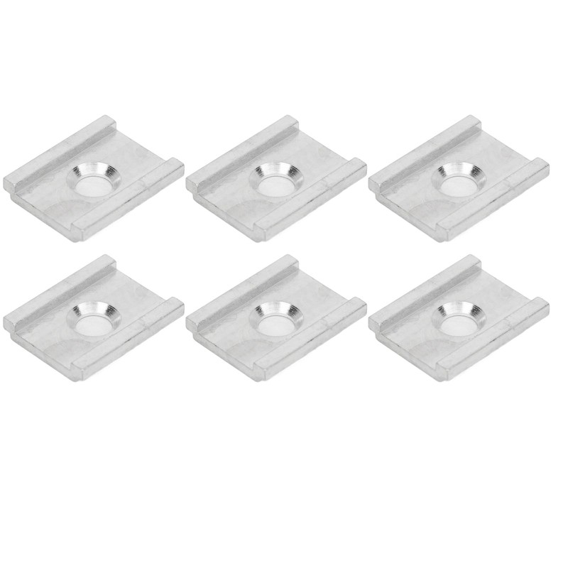 Kayak Track Adapter Plate, 6PCS Aluminum Kayak Adapter Anodized Tight