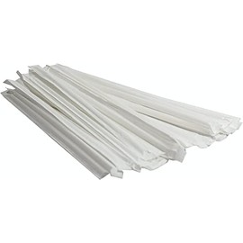 Perfect Stix-Wrapped White Paper Straw 7.75 inches- 100 Count
