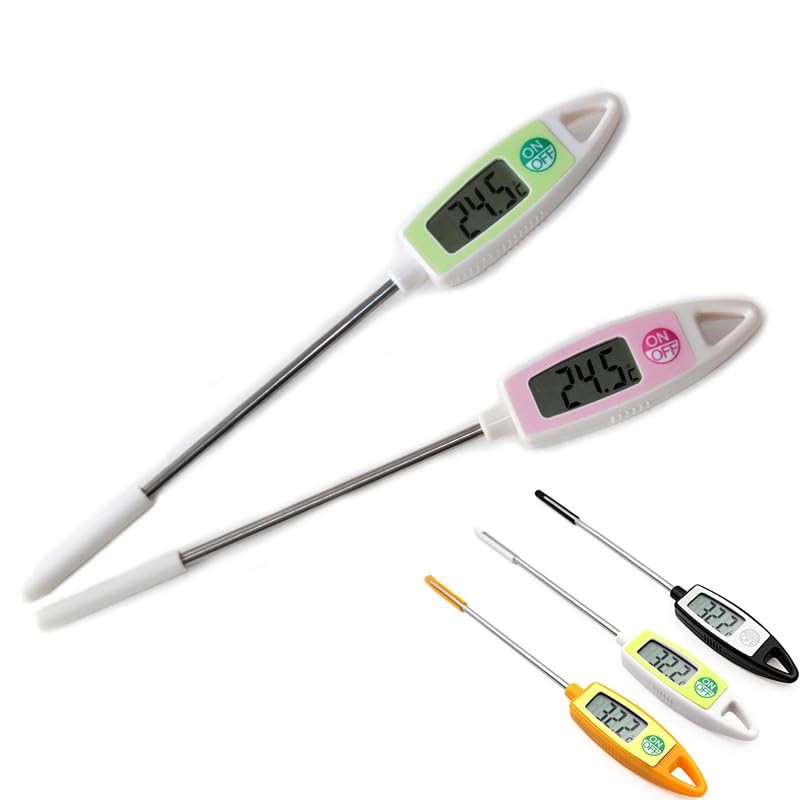 Digital Kitchen Thermometer, Accurate Meat Thermometer Probe 13.2cm LCD Display