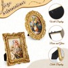 6 Pcs Vintage Resin Antique Picture Frame Baroque Gold,Novel