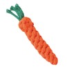 Carrot Dog Toy, Calming Teether, Chew Cleaning Rope Interactive Enrichment
