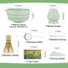 RONBEI 7PCS Matcha Whisk Set, Ceramic Bowl with Spout, Whisk