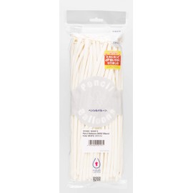 Suzuki Latex Pencil Balloons, 100 Solid Colors, White