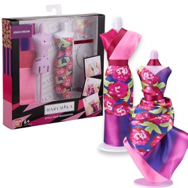Bandai 40434 Harumika Fashion Design for Kids-Craft Your Own Catwalk Looks with This Creative Kit-Double Torso Set-'Asian Dream' Style Includes Reusable Mannequin, Fabric and Accessories