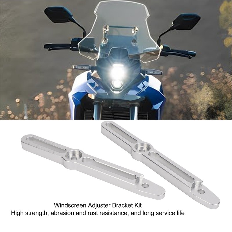 Windscreen Adjusters Bracket Kit Aluminum Reduce Noise Replacement for Suzuki