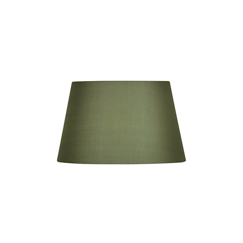 Oaks Lighting Cotton Drum Shade, Sage Green